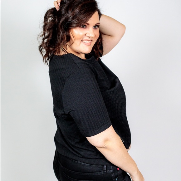 Plus Size ‘Harley’ Zipper Top - Picture 6 of 6